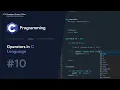 10 Operators in C C Tutorials DSC KIIT