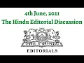 4th June 2021 - The Hindu Editorial Discussion US Import duty National Museum Rural healthcare