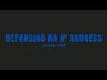 Defanging an IP Address Leetcode Easy