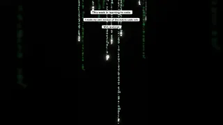 I remade the iconic code rain from the matrix with javascript
