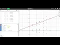 Desmos Calculator - regression and residuals