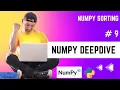 Numpy Sorting Partitioning Numpy Array DeepDive