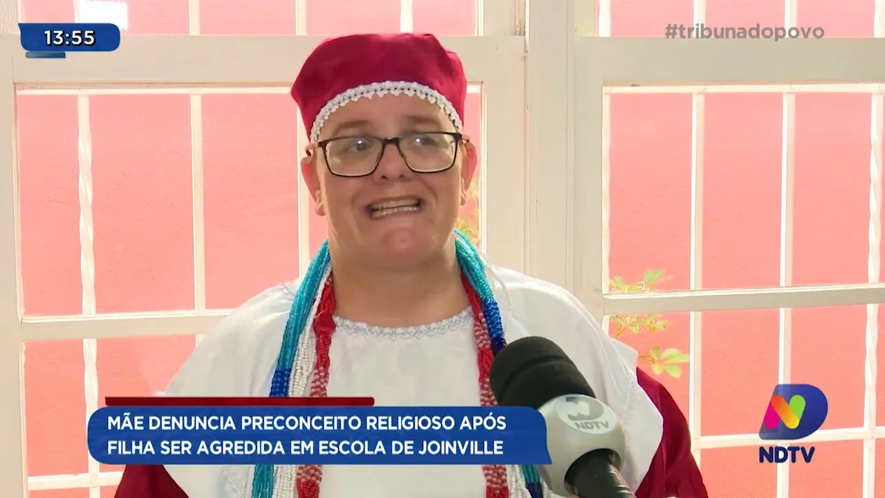 Mãe denuncia preconceito religioso após filha ser agredida em escola de Joinville