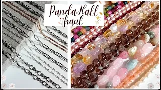 PandaHall unboxing bead haul collaboration with PandaHall