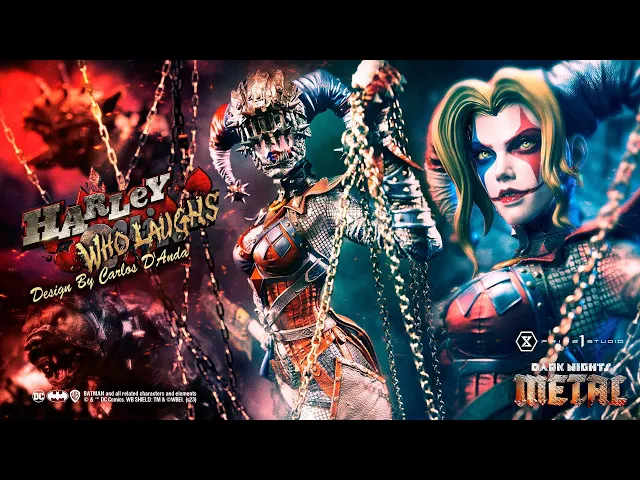 Prime 1 Studio HARLEY QUINN WHO LAUGHS DESIGN BY CARLOS D’ANDA (DARK NIGHTS: METAL (COMICS))