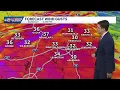Morning showers and mountain snow cold and windy weather return to North Carolina