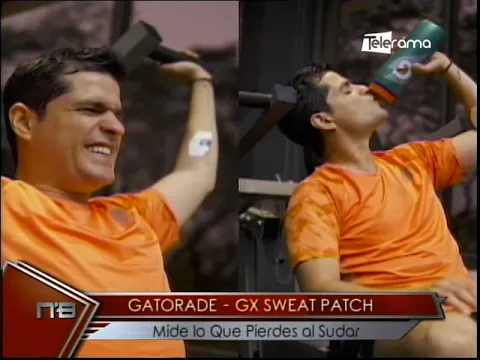 Gatorade GX Sweat Patch mide lo que pierdes al sudar
