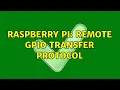 Raspberry Pi Remote GPIO transfer protocol