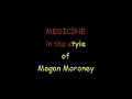 Medicine   Megan Moroney Karaoke Version JM