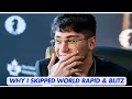 Lagu Alireza Speaks Out: Why He Skipped World Rapid \u0026 Blitz + His Plan to Beat Magnus