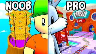 Fingi ser Noob para me tornar o Looney Tunes pro no Stumble Guys