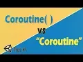 Unity tips - Coroutine vs Coroutine