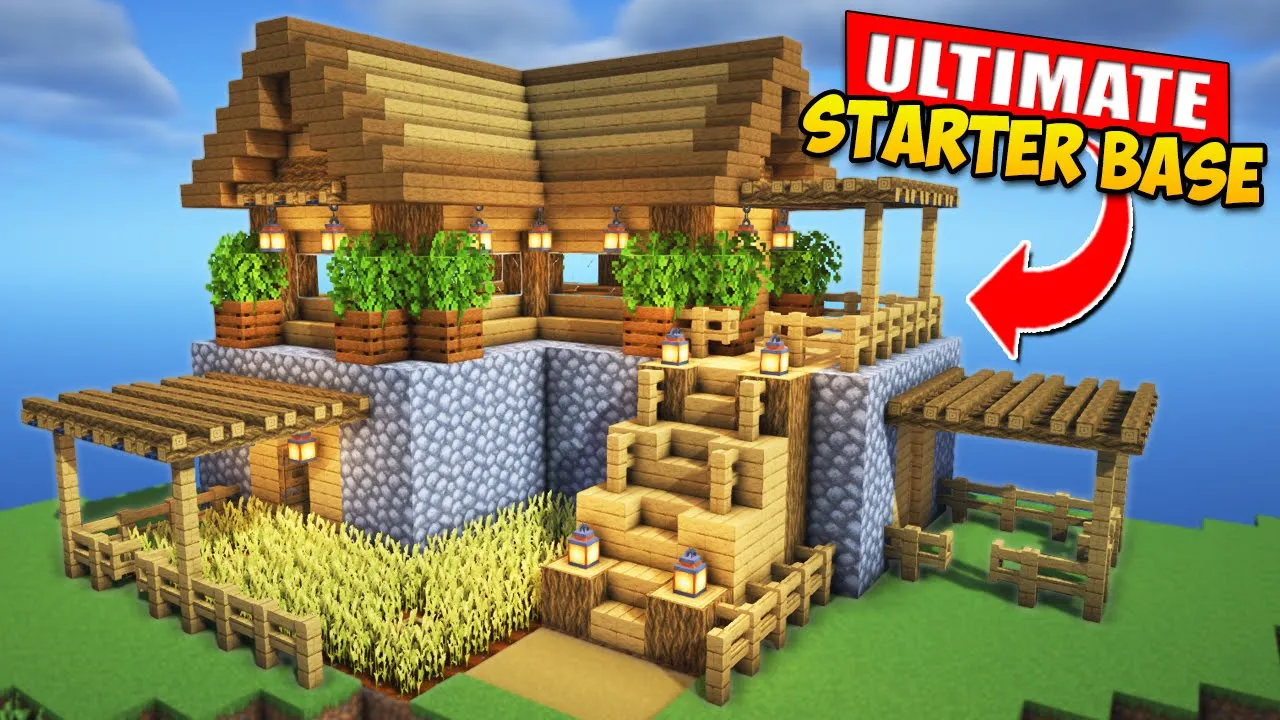 Minecraft Ultimate Starter Survival House Tutorial ????