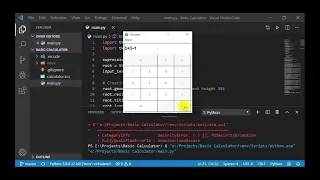 Basic Calculator with Python and TkInter