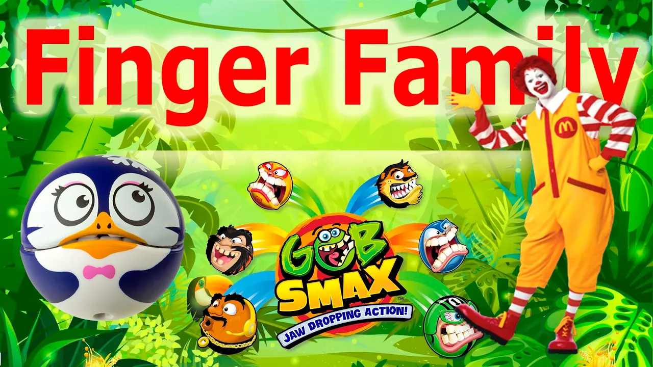 New Finger Family Song GobsMax English Happy Meal 2016 McDonalds New Finger Family Song GobsMax English Happy Meal 2016 McDonalds
