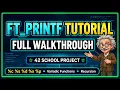 ft - printf at 42 Explained Like a Professor Variadic Functions Hexadecimal and Pointers