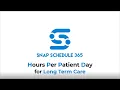 Scheduling software that helps long-term care facilities meet Hours Per Patient Day HPPD goals