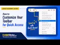 Customize Your Toolbar for Quick Access Legacy Acrobat View