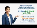 Python Full Stack with AI - Internship Training Program Internship Chennai Software