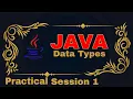 Data Types In Java In Hindi Full Explained Practical Session1