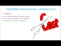 26 - Interpretation of Data