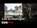 Download Lagu Residents of Ukraine's Mariupol deny Russian claims occupied city returning to normal | BBC News