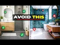 10 Bathroom Tile Trends YOU Should NEVER Use