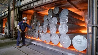How They Forge 300-TON Rings for Nuclear Reactors & Wind Turbines
