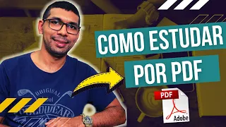 Como estudar por PDF para CONCURSOS. (AULA PRÁTICA)
