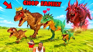 CHOP Became T-REX and got Married | Chop Dinosaur Story x gta 5 | PART 1