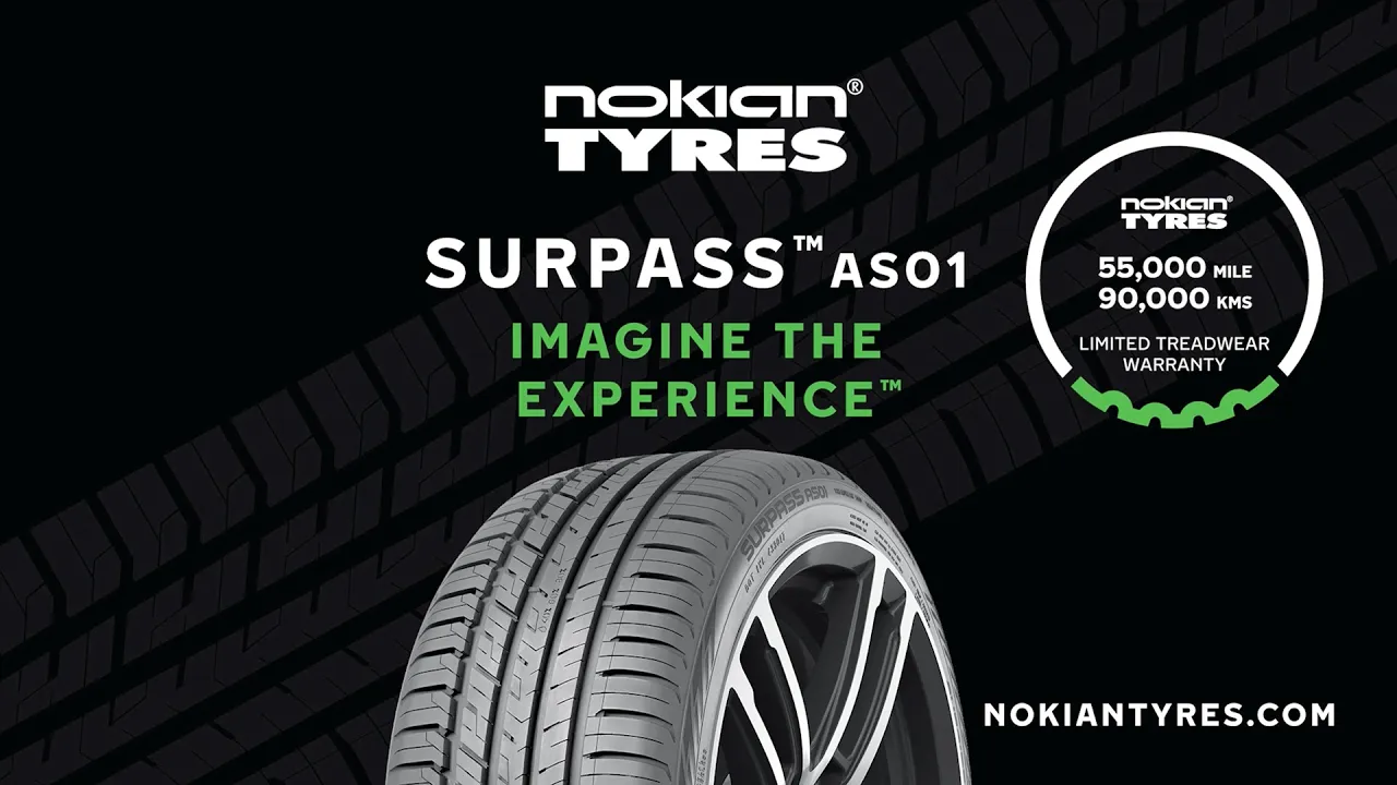 Nokian Tyres North America — Nokian Tyres Surpass AS01 - Ultra-High Performance Tire (YouTube video ad)