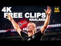 Erling Haaland Norway World Cup 2026 Rare 4K - FREE CLIPS FOR EDITS All Goals Assists 4K