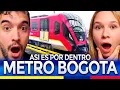 I WAS THE FIRST to RIDE the BOGOTA METRO No specific role Chuncanos React