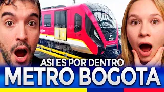 I WAS THE FIRST to RIDE the BOGOTA METRO No specific role Chuncanos React