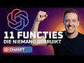Lagu 11 ChatGPT Tips \u0026 Functies Die Bijna Niemand Kent