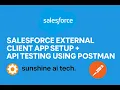 Salesforce External Client App Setup API Testing Using Postman
