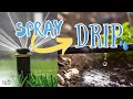 Convert Sprinkler Head To Drip Drip Irrigation Emitters