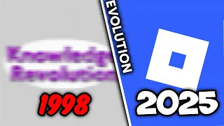 Roblox Logo EVOLUTION 1989 - 2025