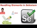 Selenium Tutorial For Beginners 25 Element Handling in Selenium G C Reddy