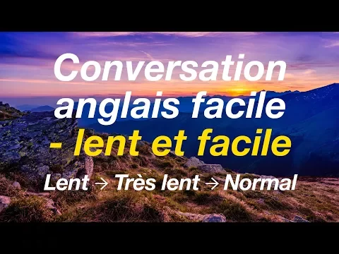 Download MP3 Conversation anglais facile - lent et facile