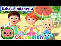 Lagu Pantai | CoComelon Bahasa Indonesia - Lagu Anak Anak