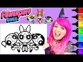Coloring The Powerpuff Girls Bubbles Blossom Coloring Page Prismacolor Markers KiMMi THE CLOWN