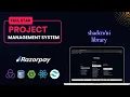 Full Stack Project Management System using spring boot react Mysql tailwind shadcn ui razorpay