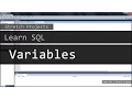Learn SQL - 23 Variables