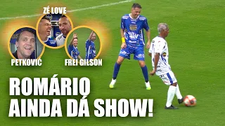 ROMÁRIO AINDA JOGA MUITO AOS 60 ANOS! E FREI GILSON DA SHOW!(feat.Petkovic, Zé Love E Madshow)