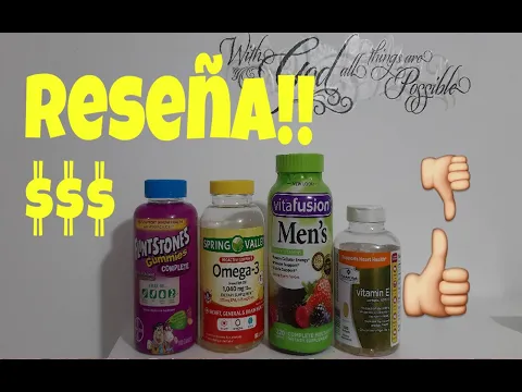 Download MP3 Vitaminas omega 3|vitafusion,vitaminae|flintstones vitaminas|reseñas