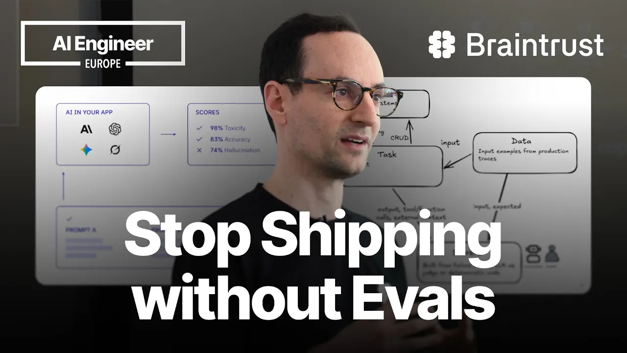 The maturity phases of running evals — Phil Hetzel, Braintrust: video thumbnail