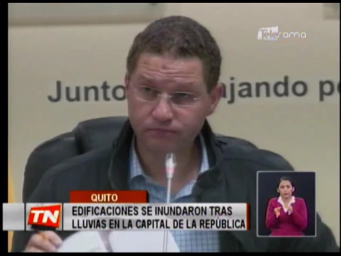 Edificaciones se inundaron tras lluvias en la capital de la república