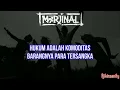 MARJINAL- Hukum Rimba (New Version) Lirik