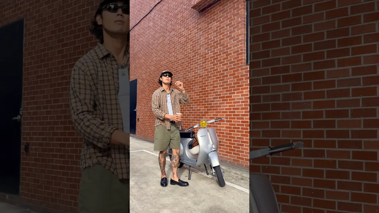 간절기에 입기 좋은 셔츠+반바지 코디💓